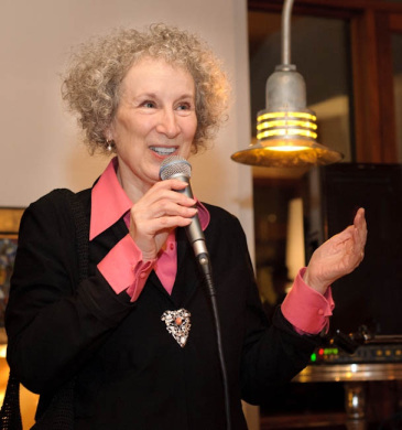 In Which Margaret Atwood is Poised to Become a Tech Mogul & Muses on Writing, Riding & Higgsteria